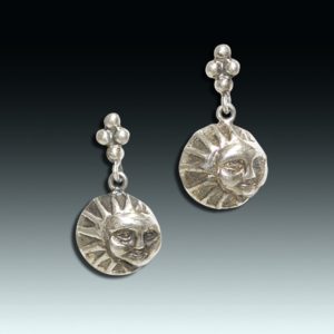 "Solstice" sterling silver earrings