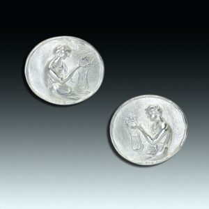 "Muse of Harmony" sterling silver earrings